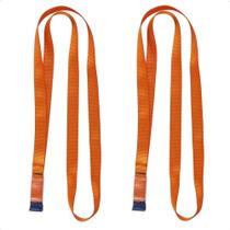 2X Kit 2 Fita De Ancoragem 25 Kn Anel Olhal Abs 1.2 Mt Top10