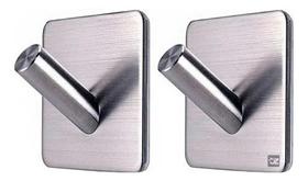 2X Kit 2 Ganchos Pendurar Toalhas Chaves Bolsas Roupas De Po