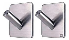 2X Kit 2 Ganchos Pendurar Toalhas Chaves Bolsas Roupas De Po 2X Kit 2 Ganchos Pendurar Toalhas Chaves Bolsas Roupas De Po