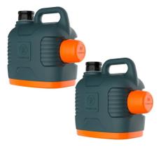 2X Kit 2 Garrafão Térmico Para Camping Supertermo 5 Litros C 2X Kit 2 Garrafão Térmico Para Camping Supertermo 5 Litros C
