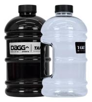 2X Kit 2 Garrafas Galão De Água Dagg Tank 2L Academia Treino