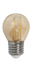 2X Kit 2 Lâmpadas Retro Filamento Led G45 2W Luz Âmbar B 2X Kit 2 Lâmpadas Retro Filamento Led G45 2W Luz Âmbar B