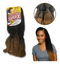 2X Kit 2 Pacotes Cabelo Jumbo Super X Para Tranças 400G + An 2X Kit 2 Pacotes Cabelo Jumbo Super X Para Tranças 400G + An