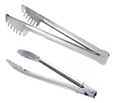 2X Kit 2 Pegadores Inox De Salada Carne Culinaria