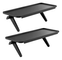 2X Kit 2 Prateleira Rack Suporte Dvd Conversor Modem Monitor 2X Kit 2 Prateleira Rack Suporte Dvd Conversor Modem Monitor