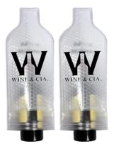 2X Kit 2 Proteção Garrafas Bebidas Viagem Transporte Zip Bol 2X Kit 2 Proteção Garrafas Bebidas Viagem Transporte Zip Bol