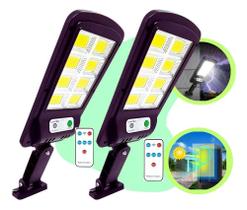 2X Kit 2 Refletor Iluminação Solar 400W Holofote Cob 160 Sen 2X Kit 2 Refletor Iluminação Solar 400W Holofote Cob 160 Sen