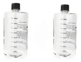 2X Kit 2 Reservatórios Garrafas Para Snow Foam 1L Com Marcad 2X Kit 2 Reservatórios Garrafas Para Snow Foam 1L Com Marcad