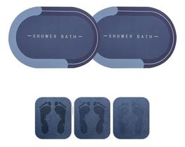 2X Kit 2 Tapete Banheiro Antiderrapante Absorvente Magico 40