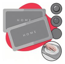 2X Kit 2 Tapete Banheiro Ultra Absorvente Mágico