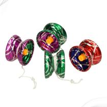 2X Kit 2 Unidades Io-Io Yoyo Ioio Yo-Yo Ioiô Aluminio Rolame