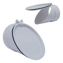 2X Kit 2 Válvulas De Retenção De Esgoto 100Mm 4 Polegadas