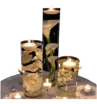 2X Kit 20 Velas Flutuantes Meia Bola Decoração Casamento Bra