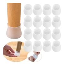 2X Kit 24 Protetor Universal Pé De Cadeira Silicone Resisten 2X Kit 24 Protetor Universal Pé De Cadeira Silicone Resisten