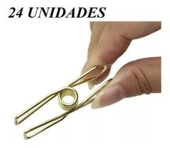 2X Kit 24Pregadores De Metal Grande Varal Prendedor Roupas I 2X Kit 24Pregadores De Metal Grande Varal Prendedor Roupas I