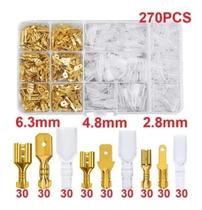 2X Kit 270 Conector Terminal Emenda Fio Automotivo Tipo Fast 2X Kit 270 Conector Terminal Emenda Fio Automotivo Tipo Fast