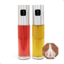 2X Kit 2Pcs Spray Porta eite/Vinagre Aço Inox Sem Desperdí 2X Kit 2Pcs Spray Porta eite/Vinagre Aço Inox Sem Desperdí