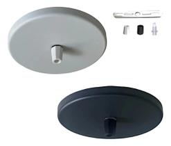 2X Kit 3 Canopla Acabamento Tampa Cega Teto Pendente Luminár 2X Kit 3 Canopla Acabamento Tampa Cega Teto Pendente Luminár