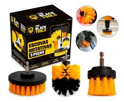 2X Kit 3 Escovas De Limpeza Pesada Tcw300 The Black Tools Pa 2X Kit 3 Escovas De Limpeza Pesada Tcw300 The Black Tools Pa