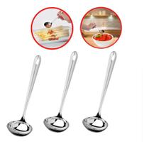 2X Kit 3 Mini Concha Pequena Para Servir Molho Caldo Metal I