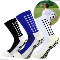 2X Kit 3 Par Meia Antiderrapante Infantil Juvenil Futebol 32 2X Kit 3 Par Meia Antiderrapante Infantil Juvenil Futebol 32