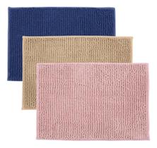 2X Kit 3 Tapetes De Banheiro Microfibra Bolinha Macio Seca P 2X Kit 3 Tapetes De Banheiro Microfibra Bolinha Macio Seca P