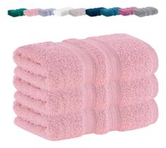 2X Kit 3 Toalha De Lavabo Egípcio Buddemeyer 100% Algodão