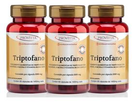2X Kit 3 Triptofano 500Mg Com Magnésio Qualidade Sono E Humor 2X Kit 3 Triptofano 500Mg Com Magnésio Qualidade Sono E Humor