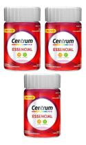 2X Kit 3 Un. Polivitaminico Centrum Essencial 30 Comprimidos 2X Kit 3 Un. Polivitaminico Centrum Essencial 30 Comprimidos
