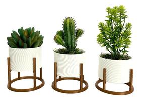 2X Kit 3 Vasos Decorativos Mesa Centro Sala Preto Branco 2X Kit 3 Vasos Decorativos Mesa Centro Sala Preto Branco