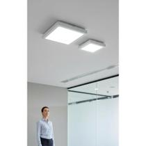 2x Kit 3x Plafon LED 18W Quadrado Branco Frio Sobrepor 2x Kit 3x Plafon LED 18W Quadrado Branco Frio Sobrepor
