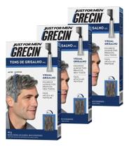 2X Kit 3X Tintura Em Gel Grecin Tons De Grisalho 40G