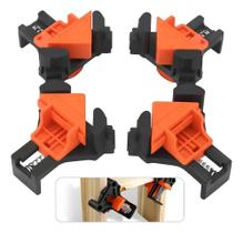 2X Kit 4 Braçadeira Sargento Angular 90º Marceneiro