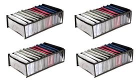 2X Kit 4 Colmeia Organizadora Para Camisetas Closet 10X40X25