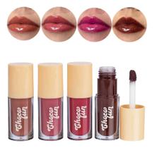 2X Kit 4 Cream Tint Gloss Labial Batom Choco Fun Fenzza 4 Co 2X Kit 4 Cream Tint Gloss Labial Batom Choco Fun Fenzza 4 Co