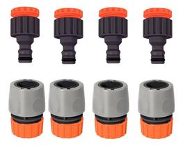 2X Kit 4 Engates Rápido + 4 Bico Torneira 1/2 Ou 3/4 Tramont