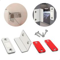 2X Kit 4 Fecho Magnético Armário Porta De Correr Imã Neodími
