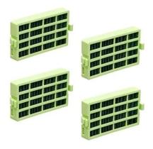 2X Kit 4 Filtro Verde Antiodor Compatível Consul Crm56 Crm55