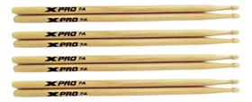 2X Kit 4 Pares Baqueta 7A C. Ibanez Ponta De Madeira X-Pro 2X Kit 4 Pares Baqueta 7A C. Ibanez Ponta De Madeira X-Pro