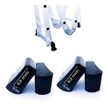 2X Kit 4 Un Pé Sapata Borracha Escada Articulada Multifuncio 2X Kit 4 Un Pé Sapata Borracha Escada Articulada Multifuncio