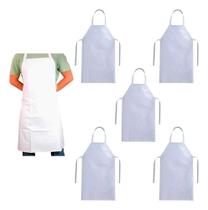 2X Kit 5 Avental De Pvc Cozinha Açougue Churrasqueiro Forrad