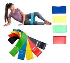 2X Kit 5 Fitas Faixas Elasticas 5 Niveis 30Cm Treino Muscula 2X Kit 5 Fitas Faixas Elasticas 5 Niveis 30Cm Treino Muscula