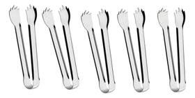 2X Kit 5 Mini Pegador Universal Cozinha Aço Inox 12Cm