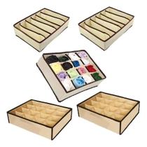 2X Kit 5 Organizador 2 Porta Sutiã 3 Calcinhas Lingerie Gave 2X Kit 5 Organizador 2 Porta Sutiã 3 Calcinhas Lingerie Gave