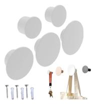 2X Kit 5 Pino Suporte Parede Cabideiro Roupabolsa Gancho Bra 2X Kit 5 Pino Suporte Parede Cabideiro Roupabolsa Gancho Bra