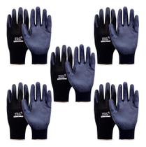 2X Kit 5 Prs Luva Pu Tátil Multitato Mecânico Tato Antiestát 2X Kit 5 Prs Luva Pu Tátil Multitato Mecânico Tato Antiestát