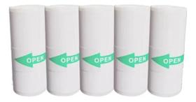 2X Kit 5 Rolo Papel Adesivo Autocolante Mini Impressora Térm