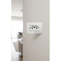 2x Kit 5 Tomadas Móveis 2P+T 10A 250V Branco Segurança 2x Kit 5 Tomadas Móveis 2P+T 10A 250V Branco Segurança