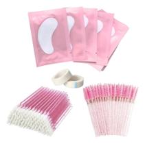 2X Kit 50 Protetor Pad Ped Gel 50 Aplicador 50 Escovinha 2 F