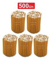 2X Kit 500 Mini Lixa De Unha Parda De Manicure 8Cm Pura Arte